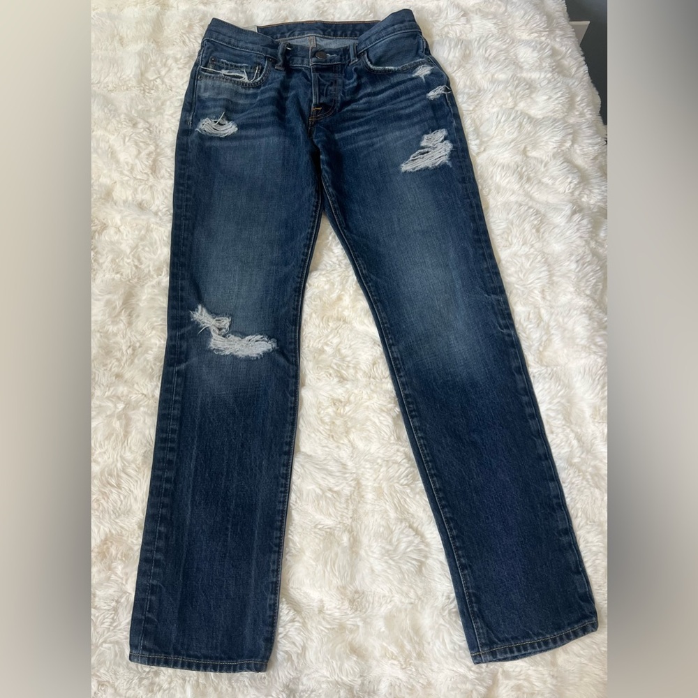 Abercrombie & Fitch The Skinny Distressed Denim Jeans W30 L30